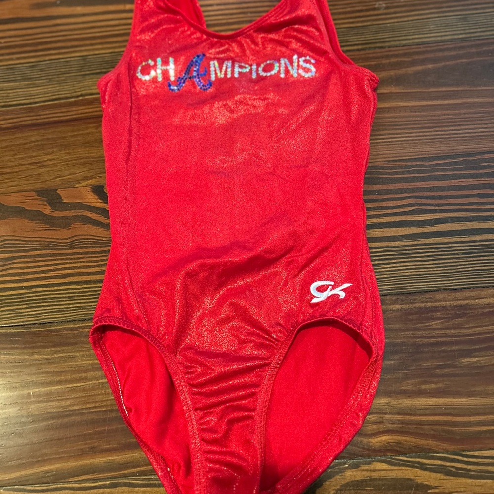 GK Adult Extra Small Red Leotard